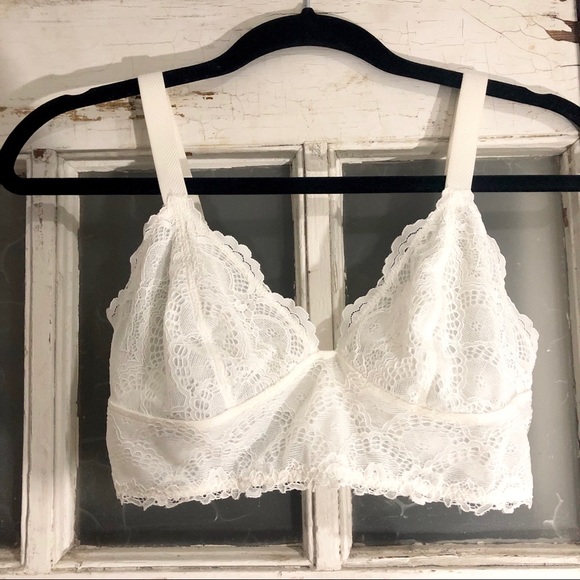 Free People Other - Free People Let Me Kiss You White Lace Bralette